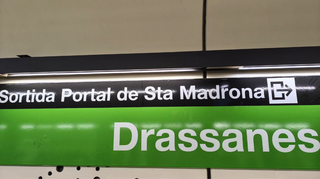 Drassanes Metro Station on La Rambla